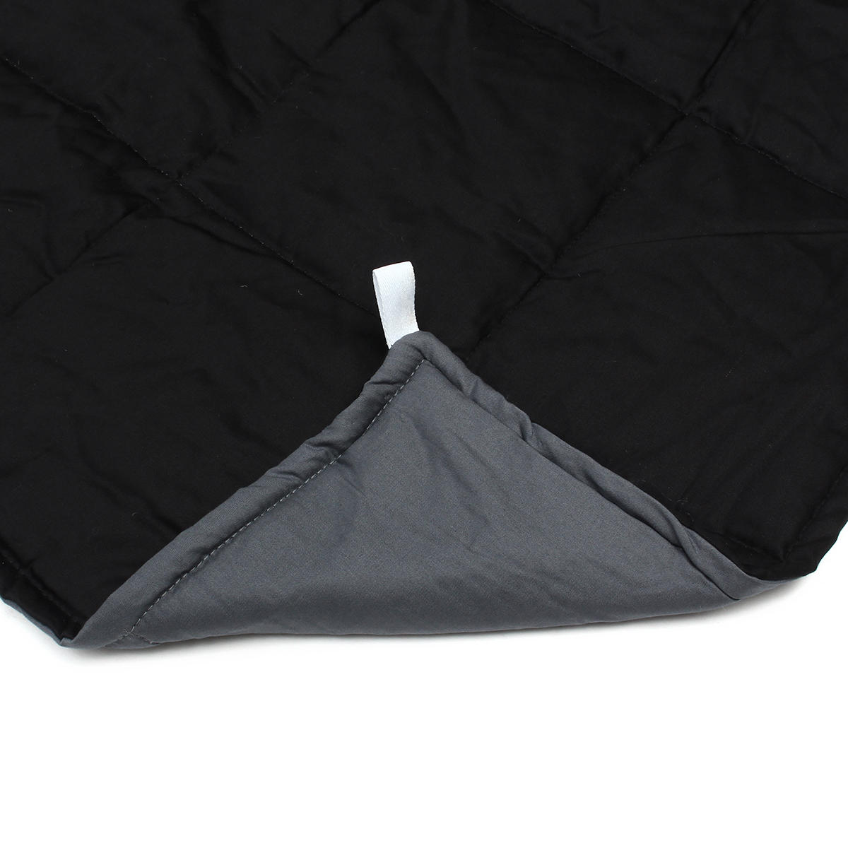 120x180CM Black Grey Weighted Blanket Cotton 7/9/11.5kg - Heavy Sensory Relaxation Blanket