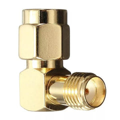 10Pcs SMA Male to Female Right Angle Crimp RF Adapter Connectors