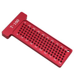 Precision T-Ruler for Woodworking - T-Type Scriber, Metric/Inch, 100mm/4in