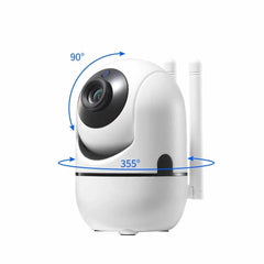 1080P 2MP Dual Antenna Security IP Camera with Two-Way Audio, Night Vision, and Motion Detection