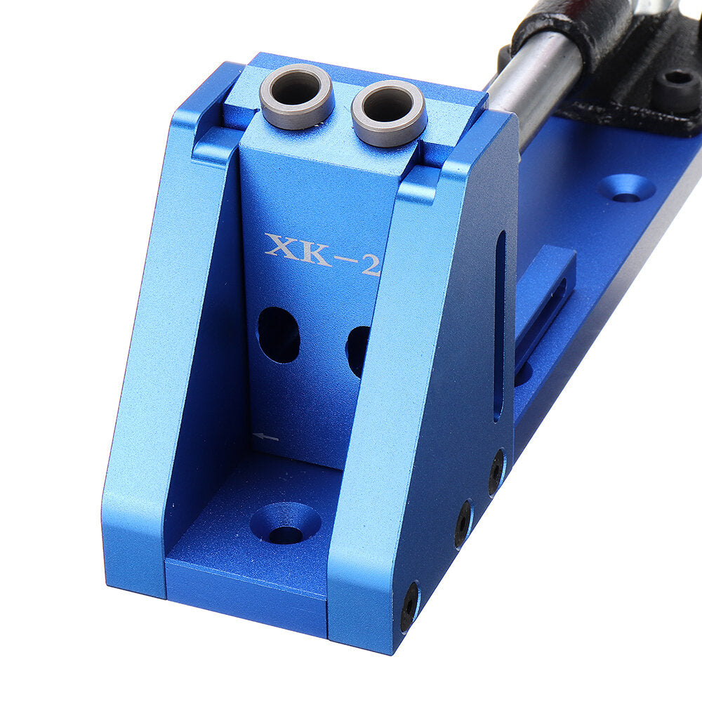 Pocket Hole Jig Wood Toggle Clamps with Drilling Bit Hole Puncher Locator Working Carpenter Kit