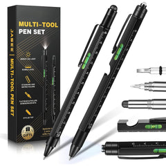 9-in-1 Multi-Tool Stylus Pen: Perfect Gift for DIY Enthusiasts & Handymen