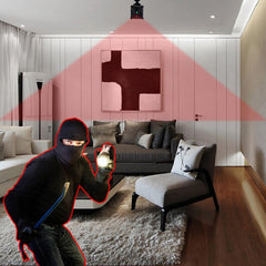 1080P HD Home Security Camera with Night Vision, Motion Sensor, and Alarm