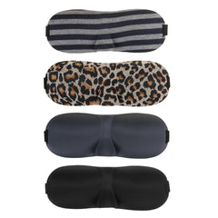 3D Cotton Adjustable Sleeping Eye Mask for Travel, Nap, and Blindfold