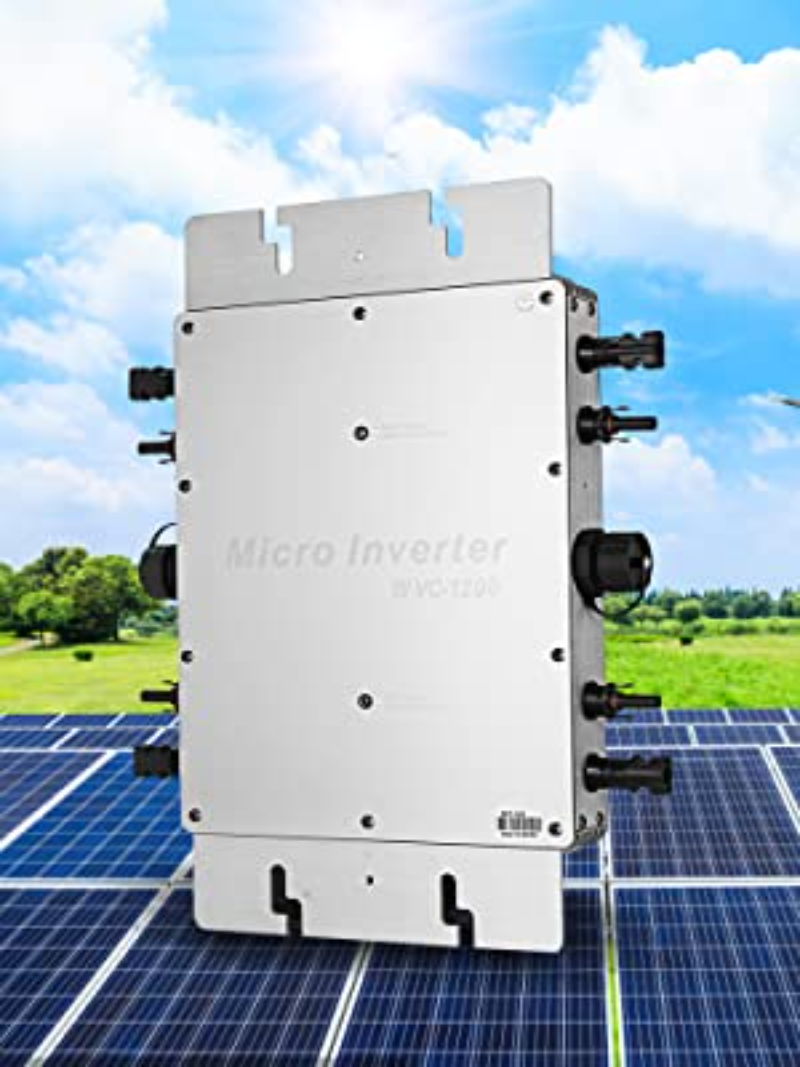 1200W MPPT Waterproof Solar Grid Tie Inverter, DC to AC 220V Micro Inverter