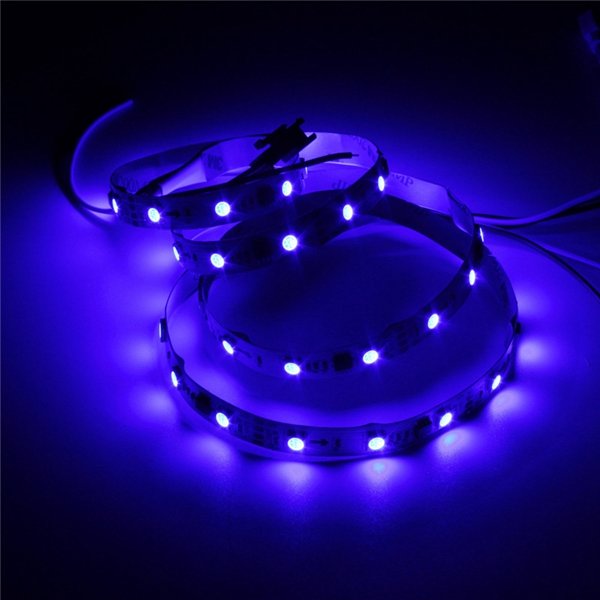 1M 9.6W DC 12V WS2811 48 SMD 5050 RGB LED Strip Light - Individually Addressable & Flexible