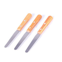 Stainless Steel Waxing Stick Spatulas & Wax Holder for Hair Removal - Home Use Epilator Applicator