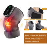 Electric Shoulder Massager Belt with Vibration & Heating, Muscle Relaxer and Warmer Pads