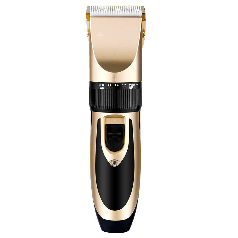 Rechargeable Men's Electric Hair Clipper Trimmer Beard Shaver 110-240V with Ceramic Blade