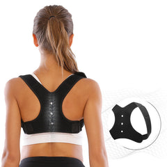 Adjustable Posture Corrector Clavicle Spine Back Shoulder Brace with Magic Sticker for Health Care, Workplace, Outdoor