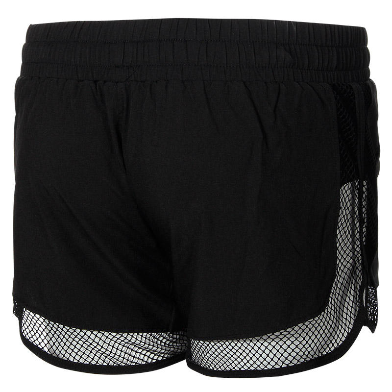 Women's Quick Dry Mesh Gym Shorts - Breathable Fitness Running Trousers with Lining