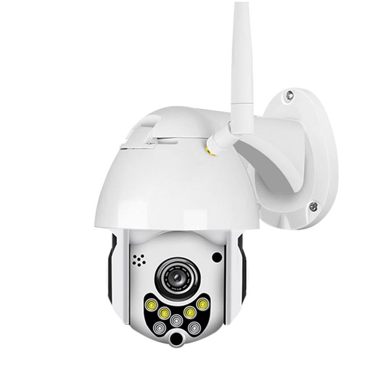 1080P 2MP Wireless Waterproof WiFi IP Security Camera with Intercom, Night Vision, CCTV, ONVIF, and AP Hotspot