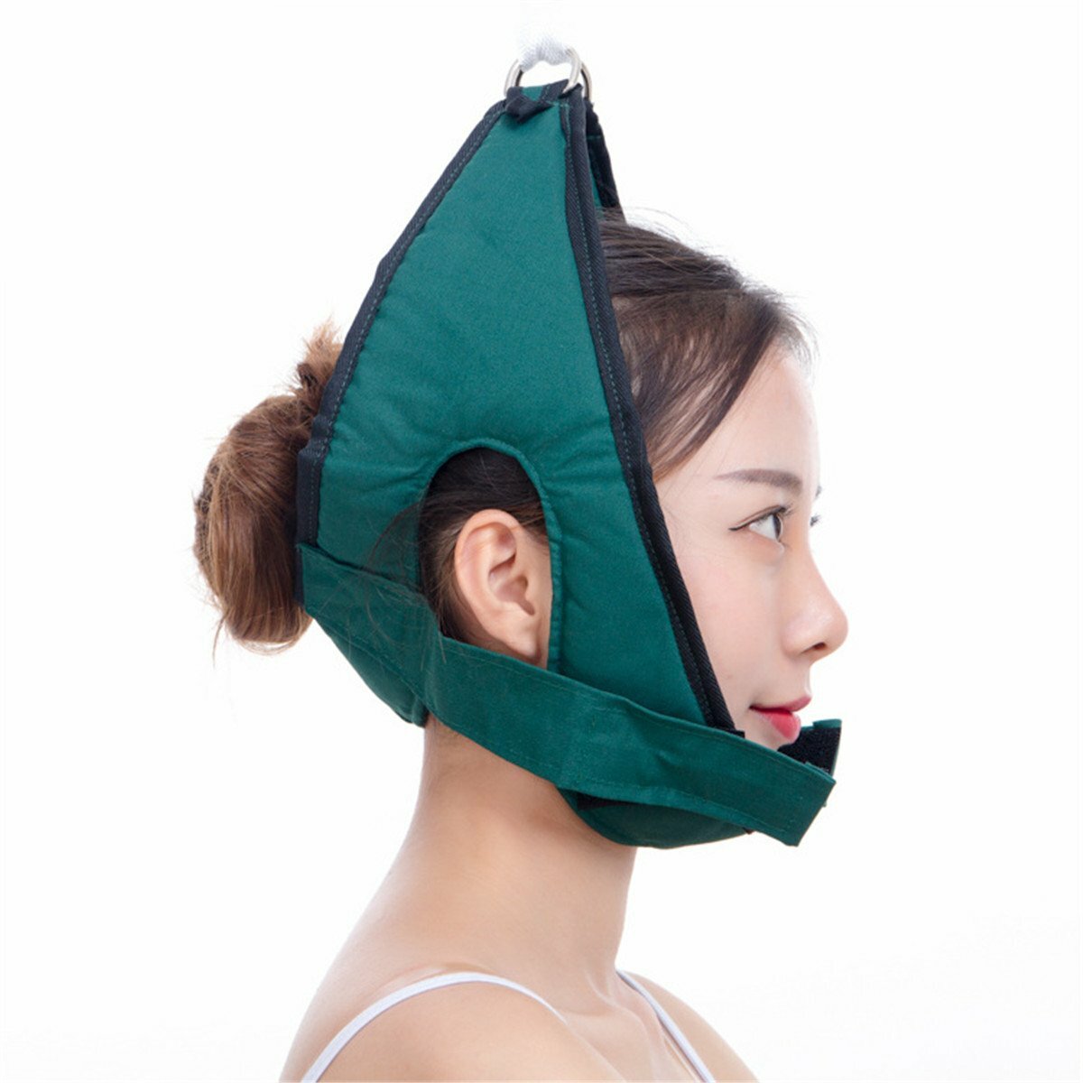 Adjustable Cervical Traction Belt for Head, Neck, and Shoulder Pain Relief