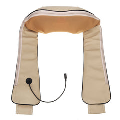 Electric Shiatsu Neck & Shoulder Massager with 8 Heads, Heating, Pain Relief for Home & Car Use