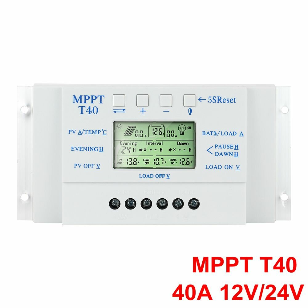 12/24V Solar Battery Charging Controller for Photovoltaic Power Generation and Street Lights