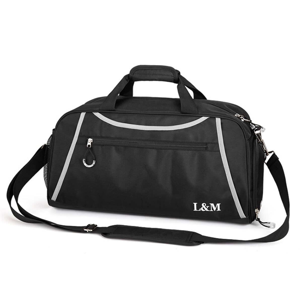 Sport Gym Training Fitness Bag with Shoes Compartment - Outdoor Travel Handbag for Yoga