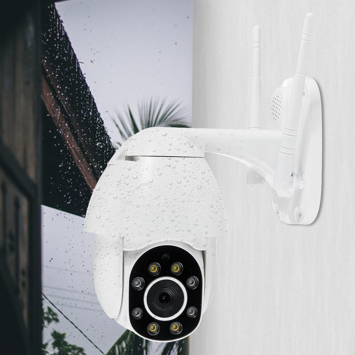 1080P WiFi IP Kamera Wasserdichte Outdoor HD Volle Farbe Nachtsicht 360 Grad Überwachung