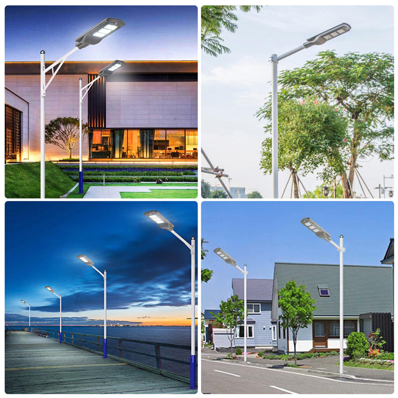 150/300/450 LED Solar Street Light with PIR Motion Sensor for Outdoor Garden, Road, and Wall Lighting