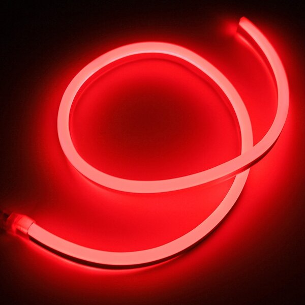 1M 2835 LED Flexible Neon Rope Light, Waterproof 220V for Xmas Outdoor Decor