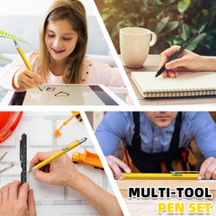 9-in-1 Multi-Tool Stylus Pen: Perfect Gift for DIY Enthusiasts & Handymen