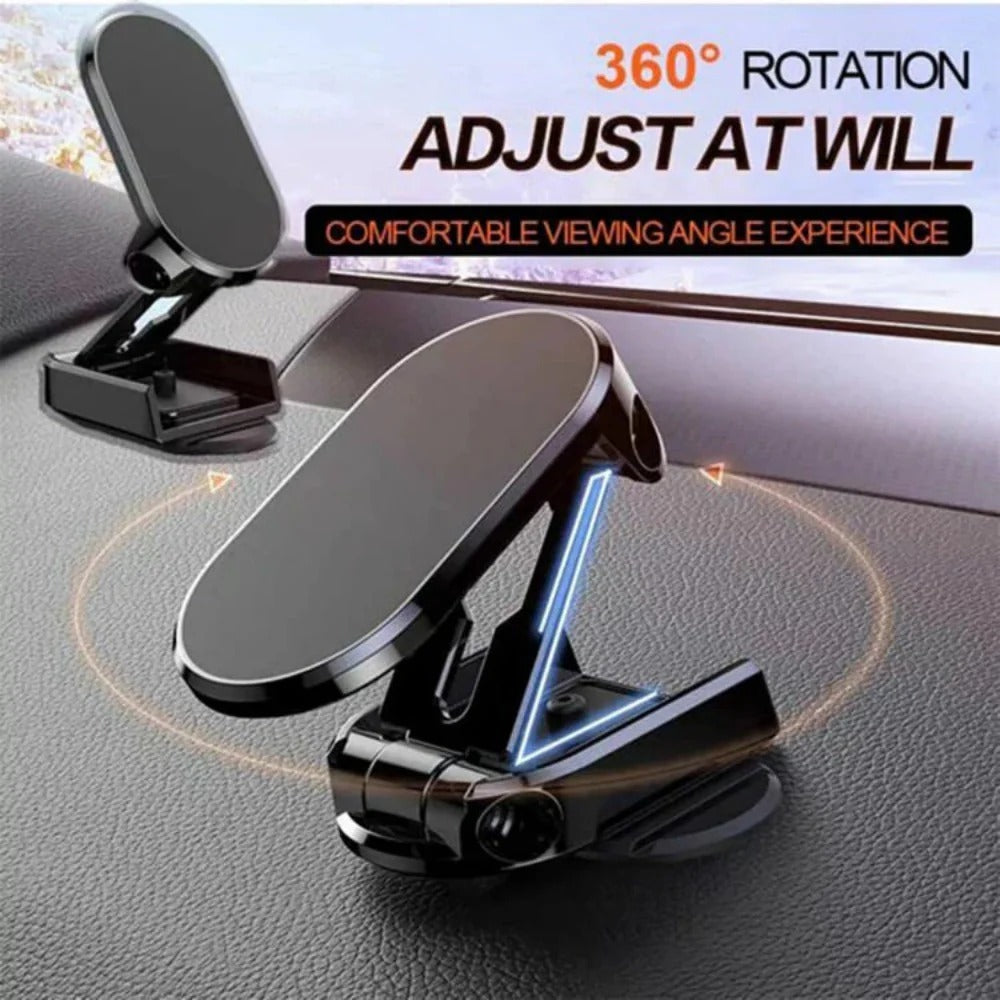 Strong Magnetic 360 Degree Car Phone Holder for iPhone 14, Samsung S21, Huawei Mate 50, OnePlus 9 Pro