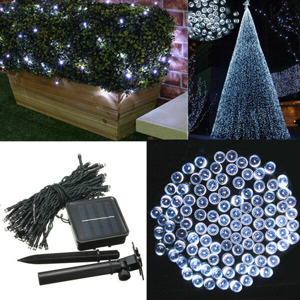 200 LED Solar Powered Fairy String Lights - Garden Party & Christmas Decor