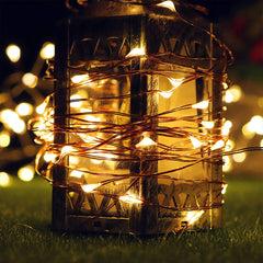 5M 50 LED String Lights - Fairy Night Decor for Holiday, Christmas, Wedding