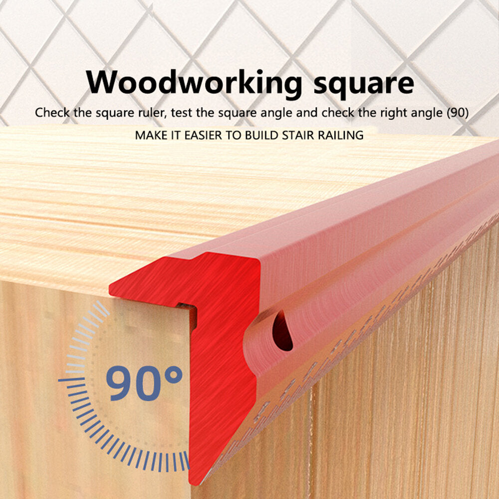 V Shape Ruler for Precision Square & Right Angle Checks - CNC Aluminum