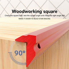 V Shape Ruler for Precision Square & Right Angle Checks - CNC Aluminum