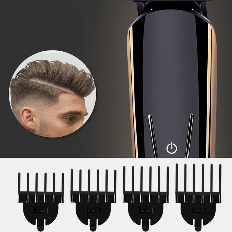 USB Rechargeable Multi-Function Electric Hair Trimmer for Nose, Beard, and Hair Cutting