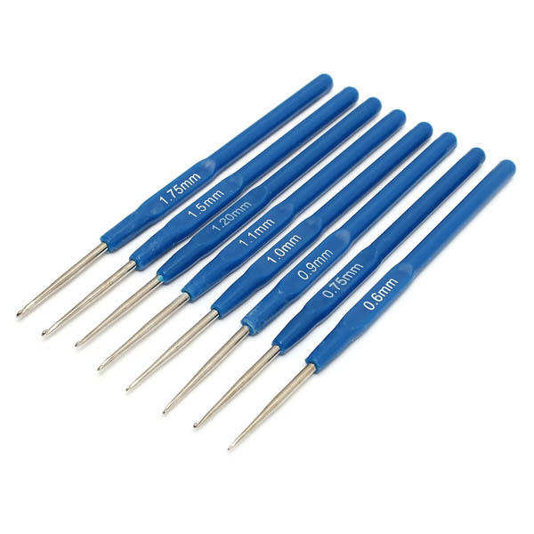 16 Sizes Aluminum Crochet Hooks Kit for Sweaters, Scarves, Hats - DIY Craft Knitting Needles