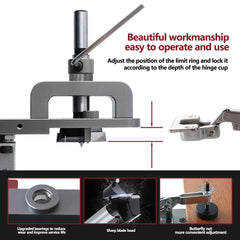 35mm Concealed Hinge Jig Drilling Guide for Woodworking Door and Cabinet Hinges Mounting Tool