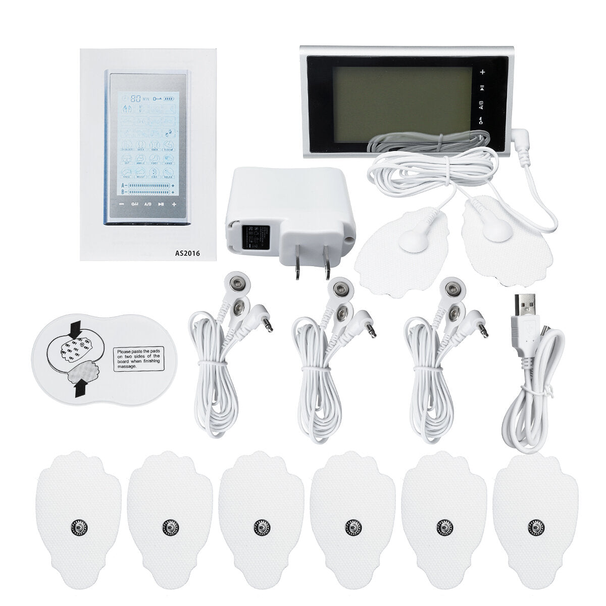 24 Modes Tens Unit Muscle Stimulator - Electric Massager for Pain Relief and Muscle Therapy