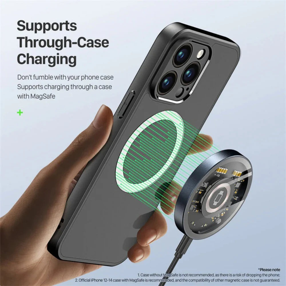 Fast Wireless Magnetic Charger for iPhone, Samsung, Huawei, Xiaomi Qi-Compatible Phones