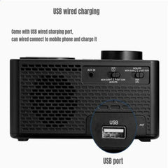 10W Wireless Charger Bluetooth Speaker Alarm Clock Radio for Qi-Enabled Phones