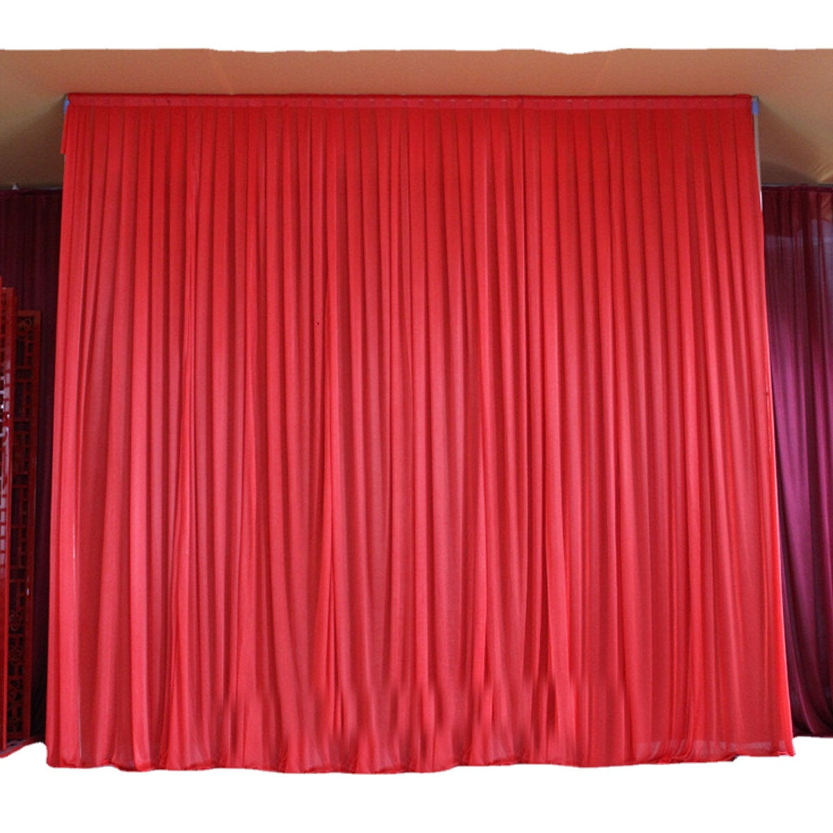 2.4M Colorful Ice Silk Wedding Party Backdrop Curtains Drapes Background