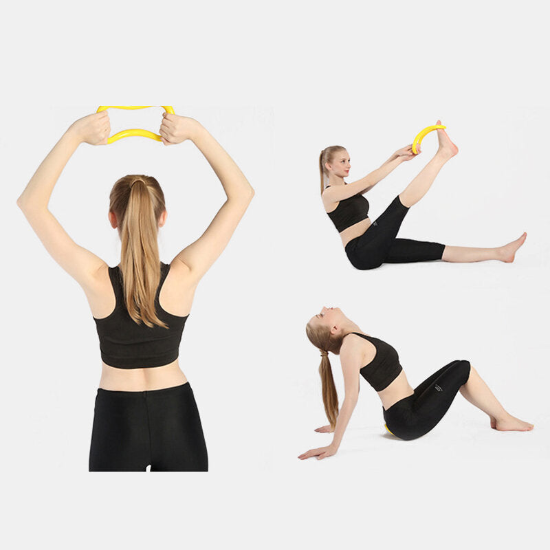 Yoga-Pilates-Ring für Ganzkörpertraining – Fitness-Zirkel zur Schmerzlinderung in Schulter, Rücken, Arm und Beinen – Trainingsgerät für Zuhause