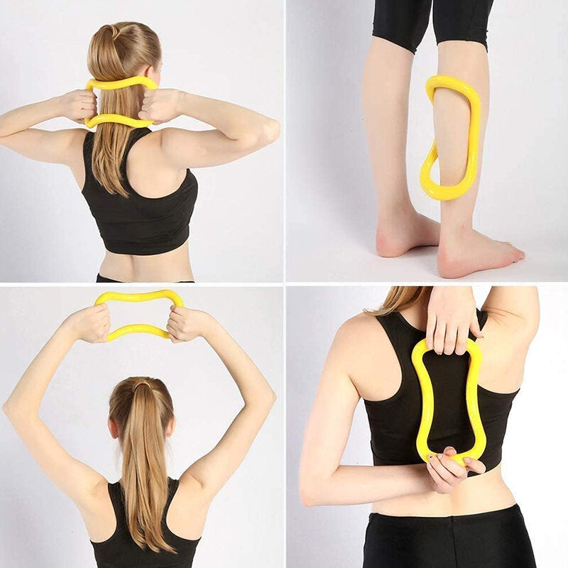 Fitness Pilates Ring Circle: Yoga Resistance Stretch Tool for Shoulder, Wrist, and Power Training