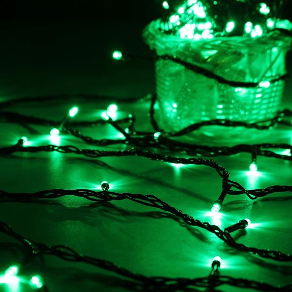 10M 100 LED Lichterkette - Außen Weihnachten, Feiertage, Hochzeitsfeier Lampe, 220V