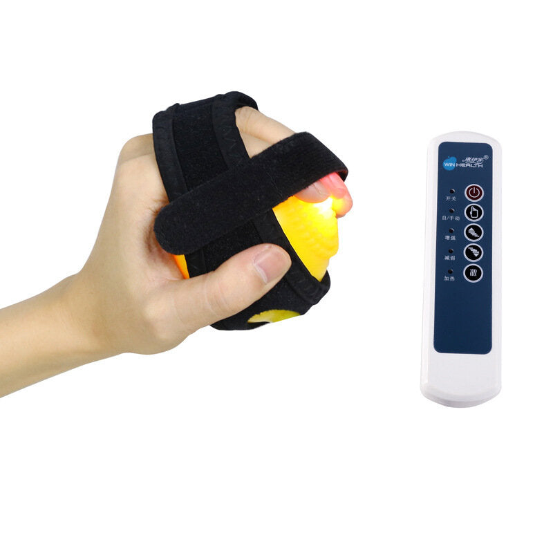 Electric Hand Massager with 5 Levels, Infrared Heat, and Massage Ball for Hand, Finger, and Arm Therapy