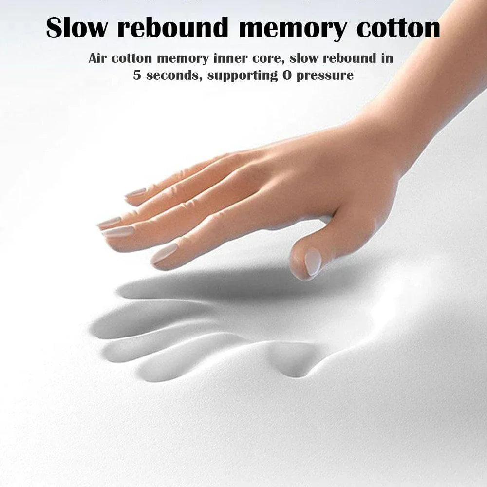 Electric Massager Cervical Pillow with Hot Compress, Vibration, Neck Traction, Memory Foam for Spine Support