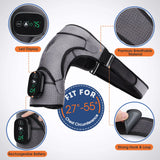 Electric Shoulder Massager Belt with Vibration & Heating, Muscle Relaxer and Warmer Pads