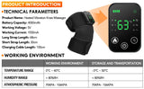 Electric Shoulder Massager with Heat and Vibration, Knee Elbow Brace for Discomfort Relief