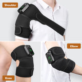 Electric Shoulder Massager with Heat and Vibration, Knee Elbow Brace for Discomfort Relief