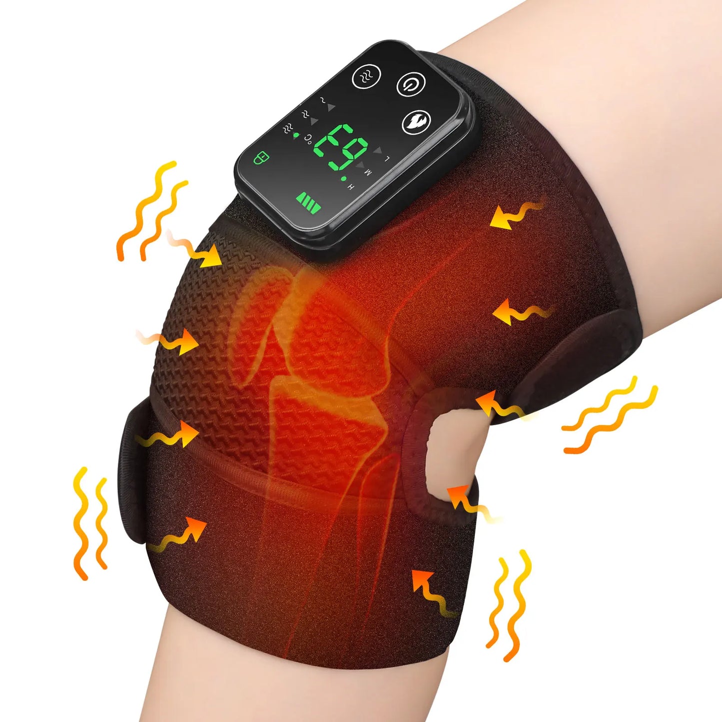 Electric Shoulder Massager with Heat, Vibration, Steam for Arthritis and Muscle Relaxation
