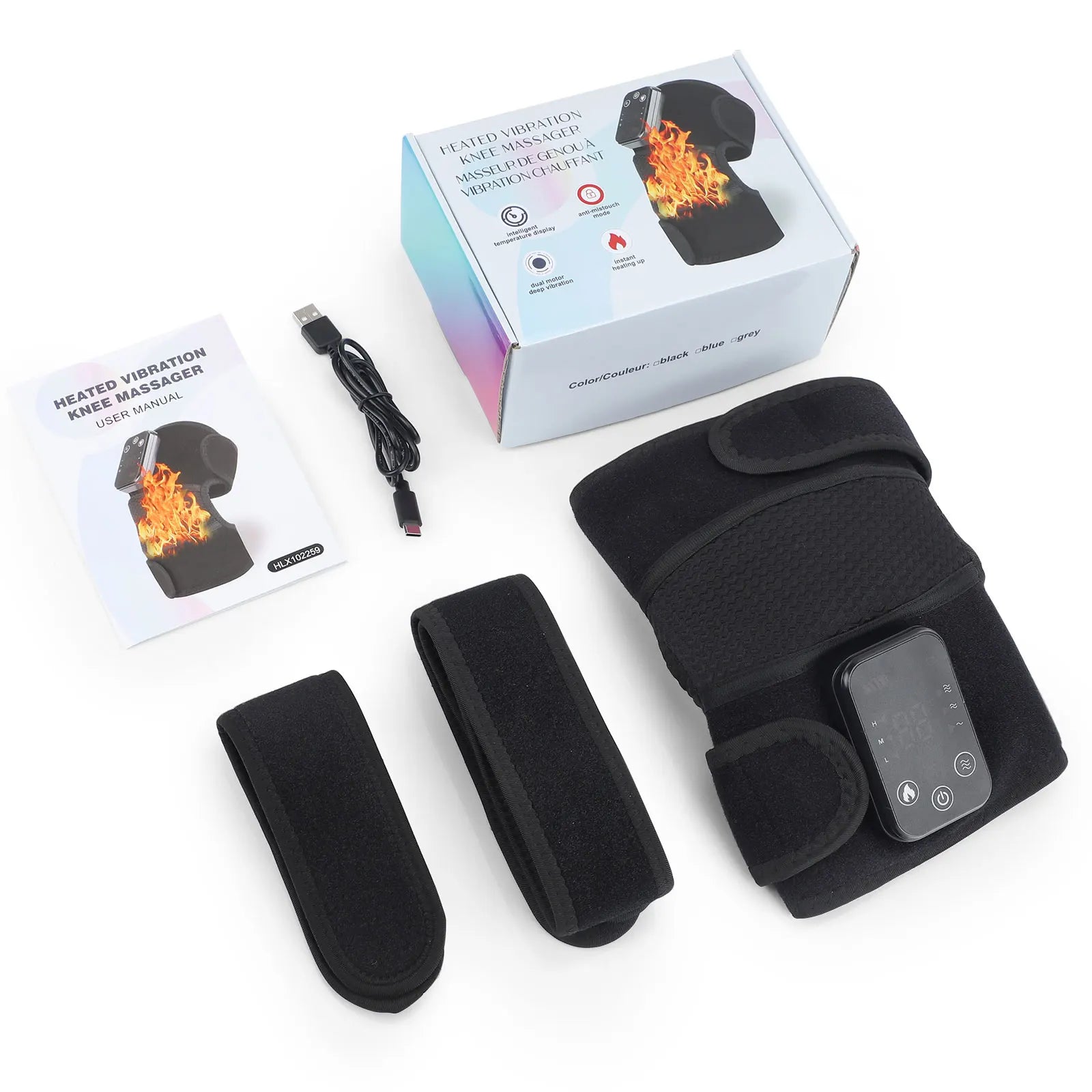 Electric Shoulder Massager with Heat, Vibration, Steam for Arthritis and Muscle Relaxation