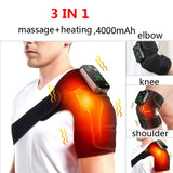 Electric Shoulder Massager with Heat, Vibration, Steam for Arthritis and Muscle Relaxation