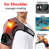 Electric Shoulder Massager with Heat, Vibration, Steam for Arthritis and Muscle Relaxation