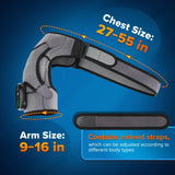 Electric Shoulder Massager with Heat, Vibration, Thermal Brace for Muscle Relaxation and Joint Support