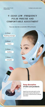 EMS V Line Face Lift Belt, Slimming Facial Shaper, Double Chin Remover, Skin Care Beauty Device